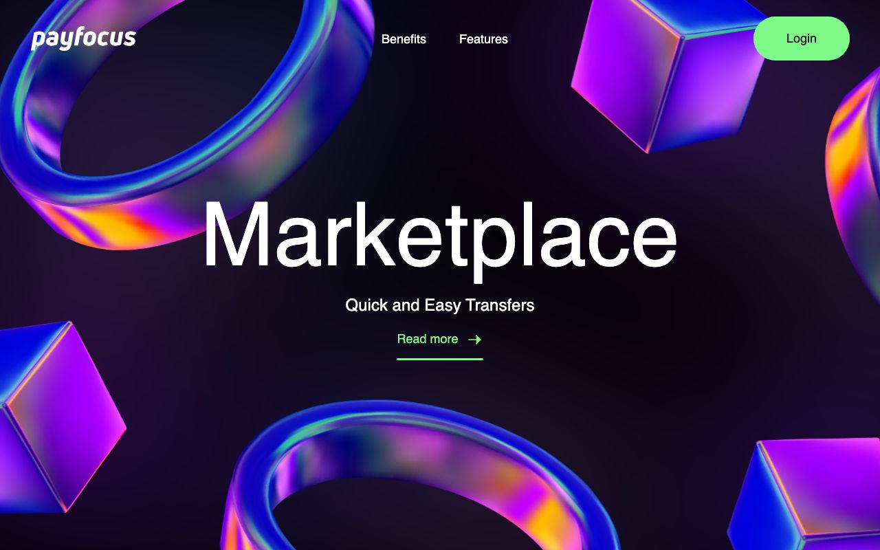 PayFocus — zrzut ekranu interfejsu