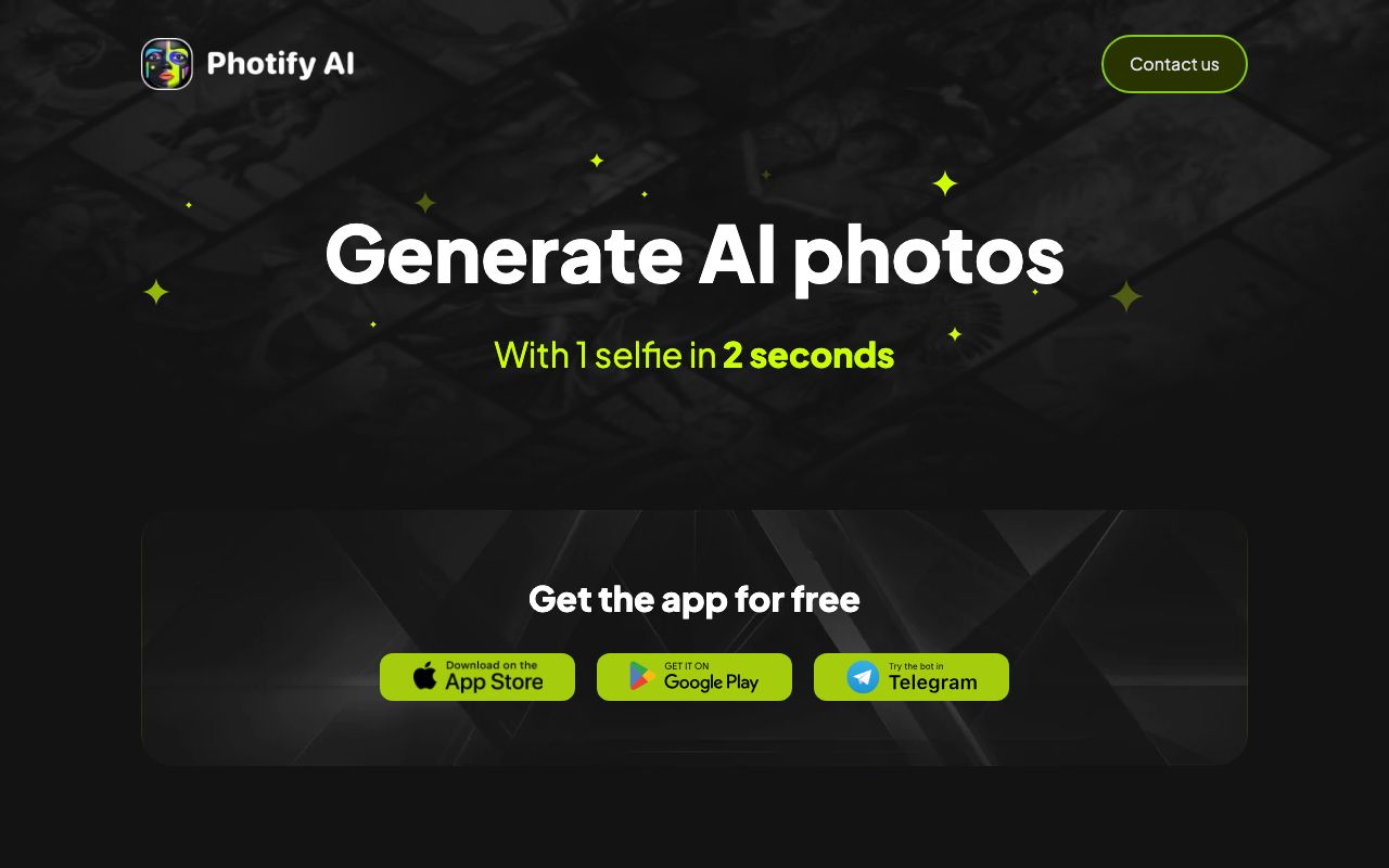Photify AI Pros and Cons | User Likes & Dislikes — zrzut ekranu interfejsu