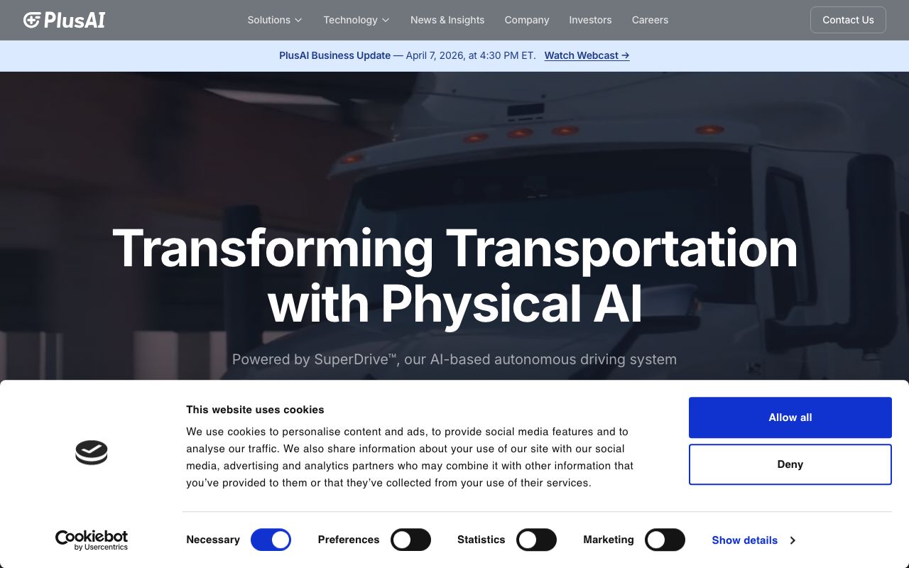 Plus AI — zrzut ekranu interfejsu
