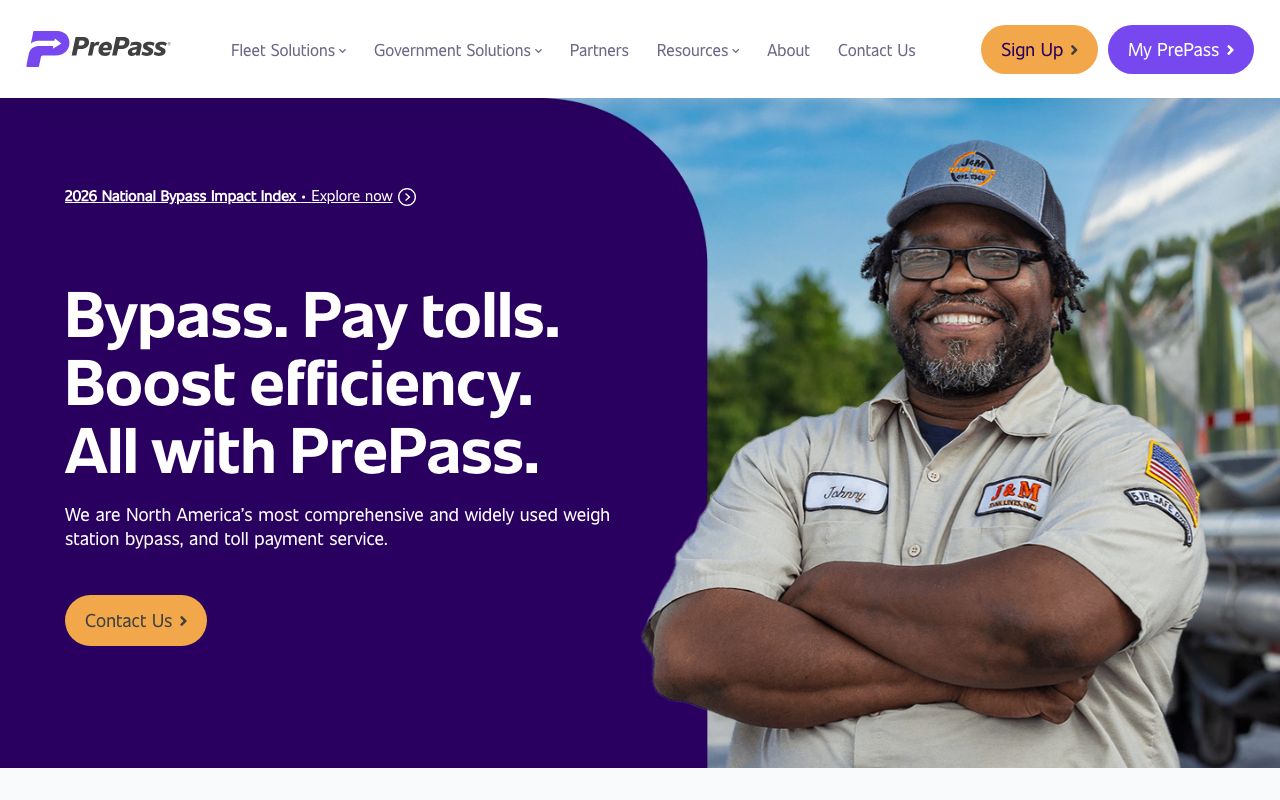 PrePass — zrzut ekranu interfejsu