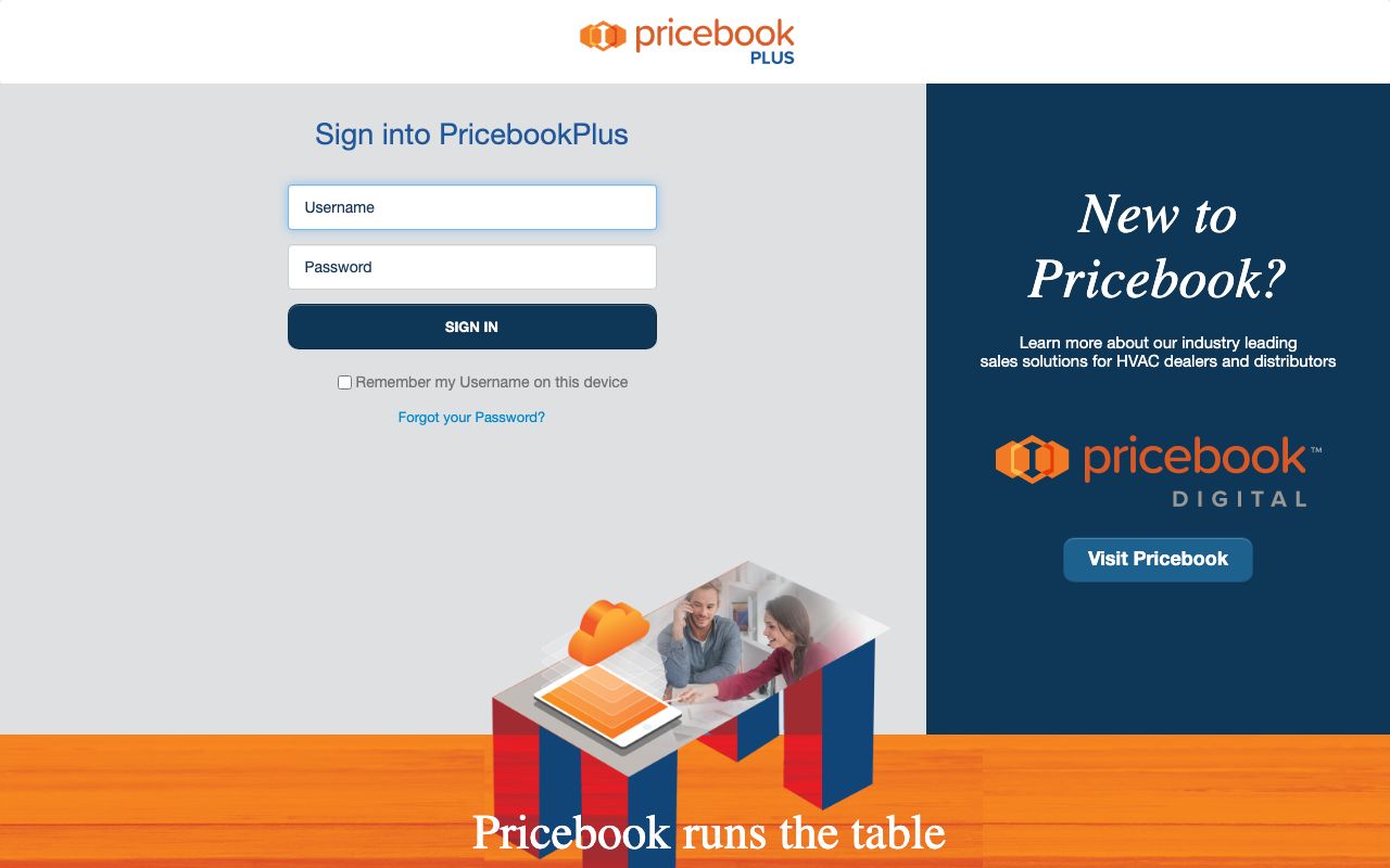 Pricebook Plus — zrzut ekranu interfejsu