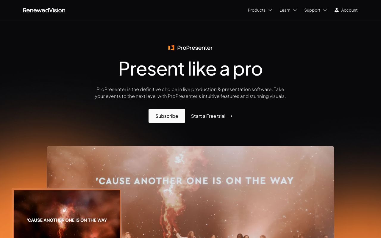 Best 15 ProPresenter Alternatives in 2026 — zrzut ekranu interfejsu