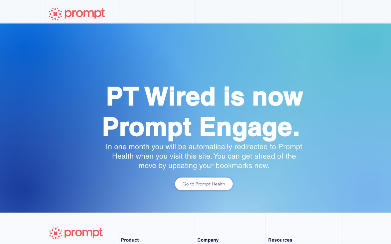 PT Wired — zrzut ekranu interfejsu