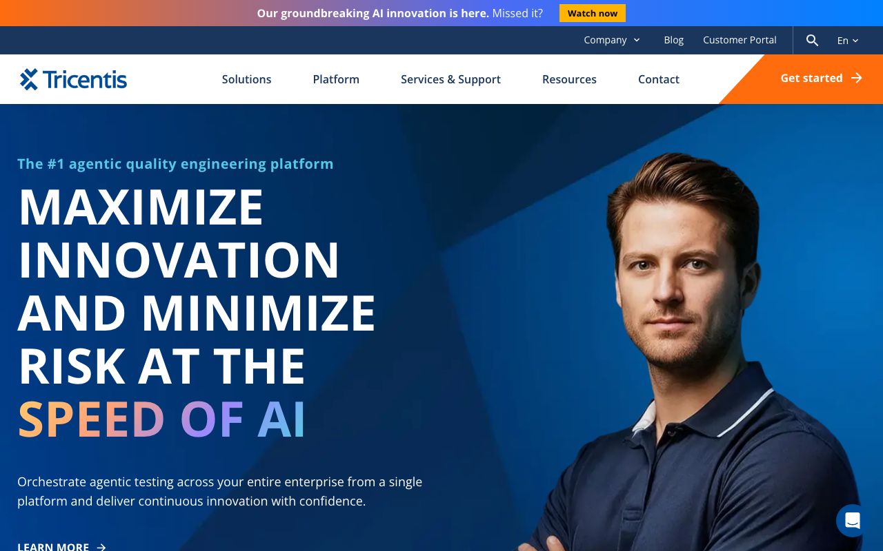 Tricentis qTest — zrzut ekranu interfejsu