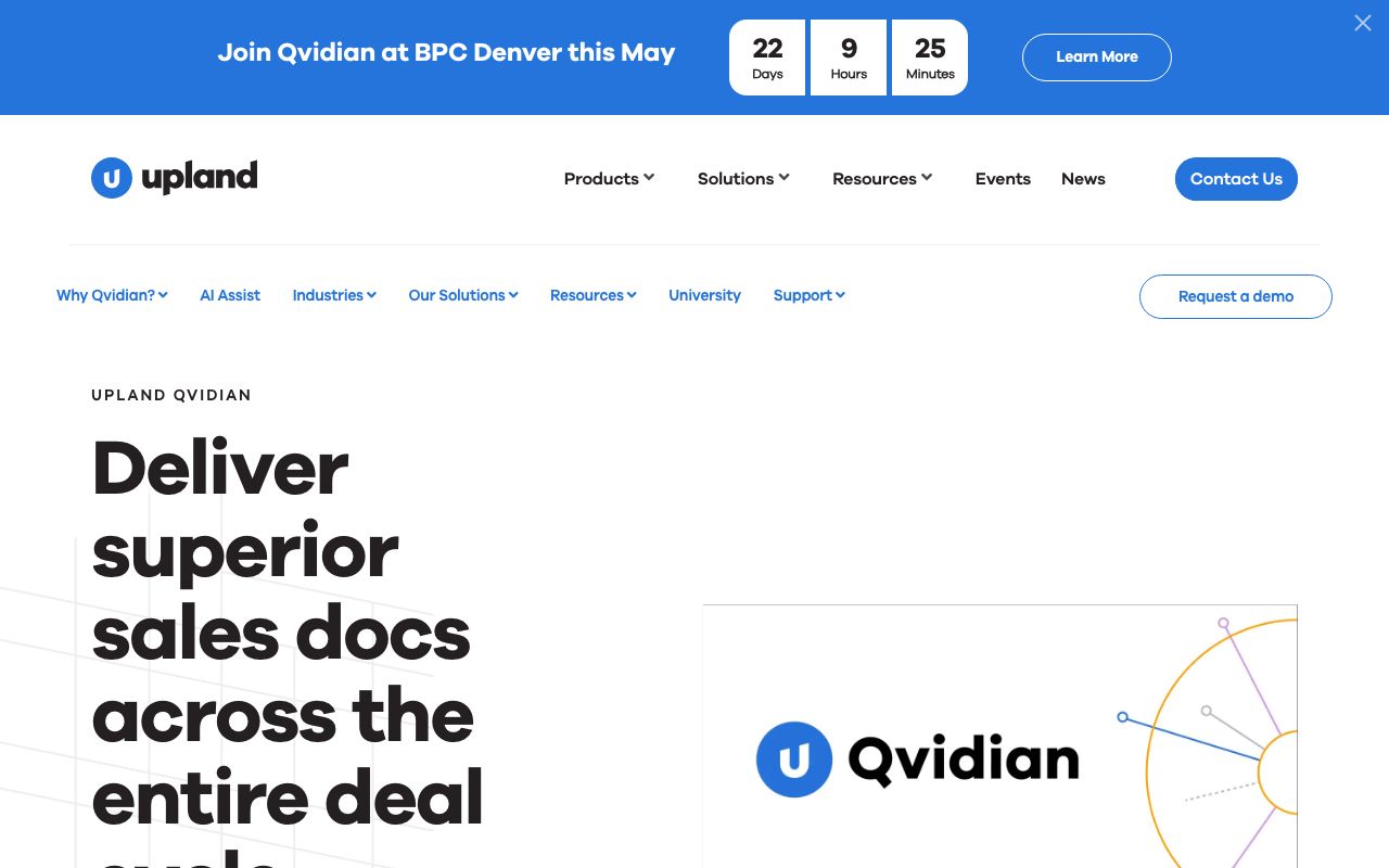 Qvidian Reviews, Pros and Cons — zrzut ekranu interfejsu