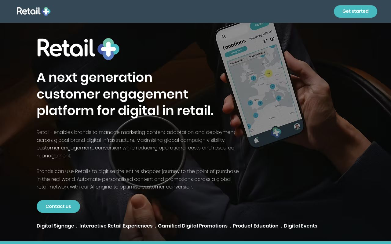 Retail Plus Point Of Sale — zrzut ekranu interfejsu