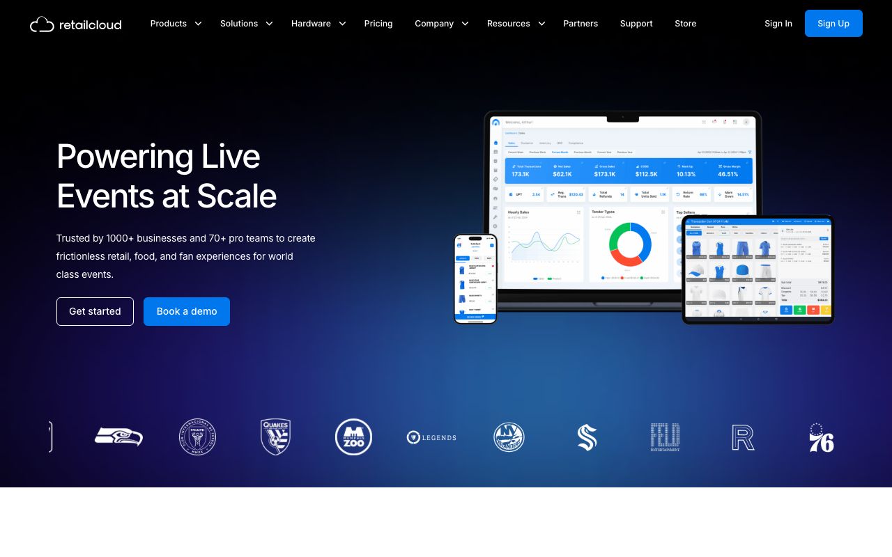 retailcloud Reviews, Pros and Cons — zrzut ekranu interfejsu