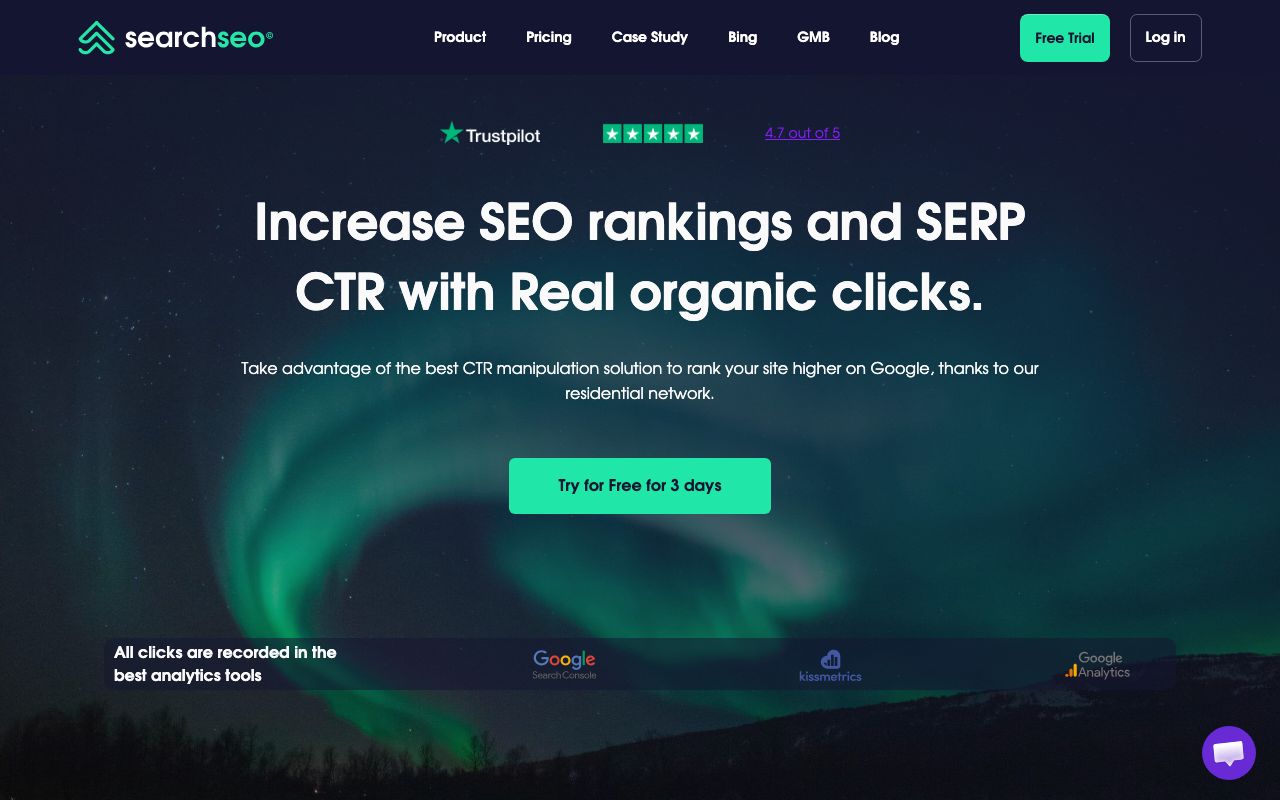 SearchSEO — zrzut ekranu interfejsu