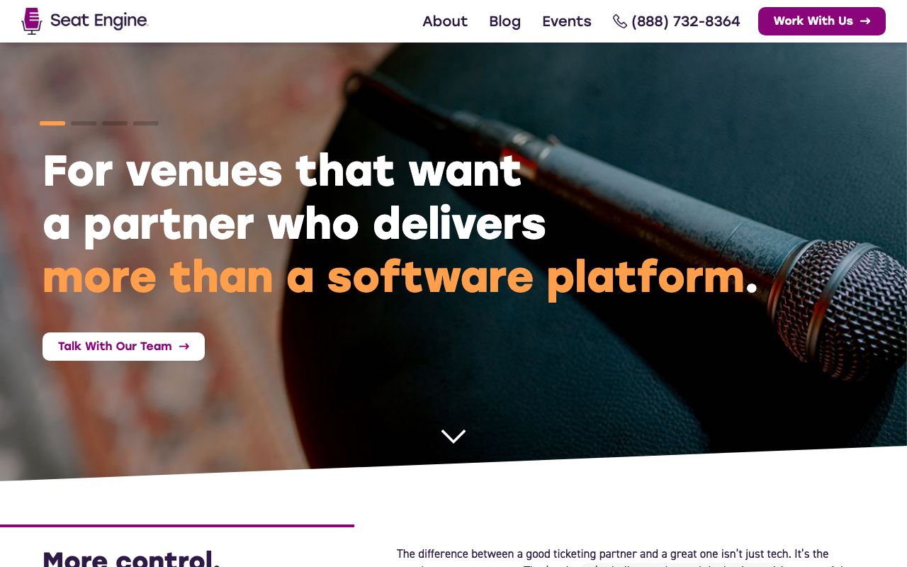 Seat Engine Ticketing Software Pricing, Alternatives & ... — zrzut ekranu interfejsu