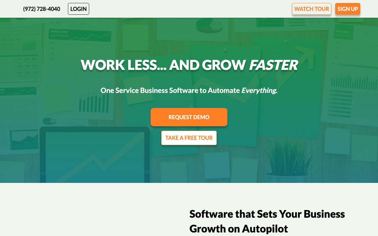 Service Autopilot Reviews, Pros and Cons — zrzut ekranu interfejsu