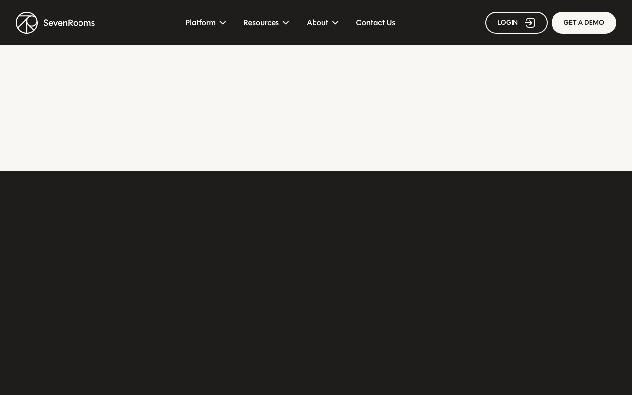 SevenRooms — zrzut ekranu interfejsu
