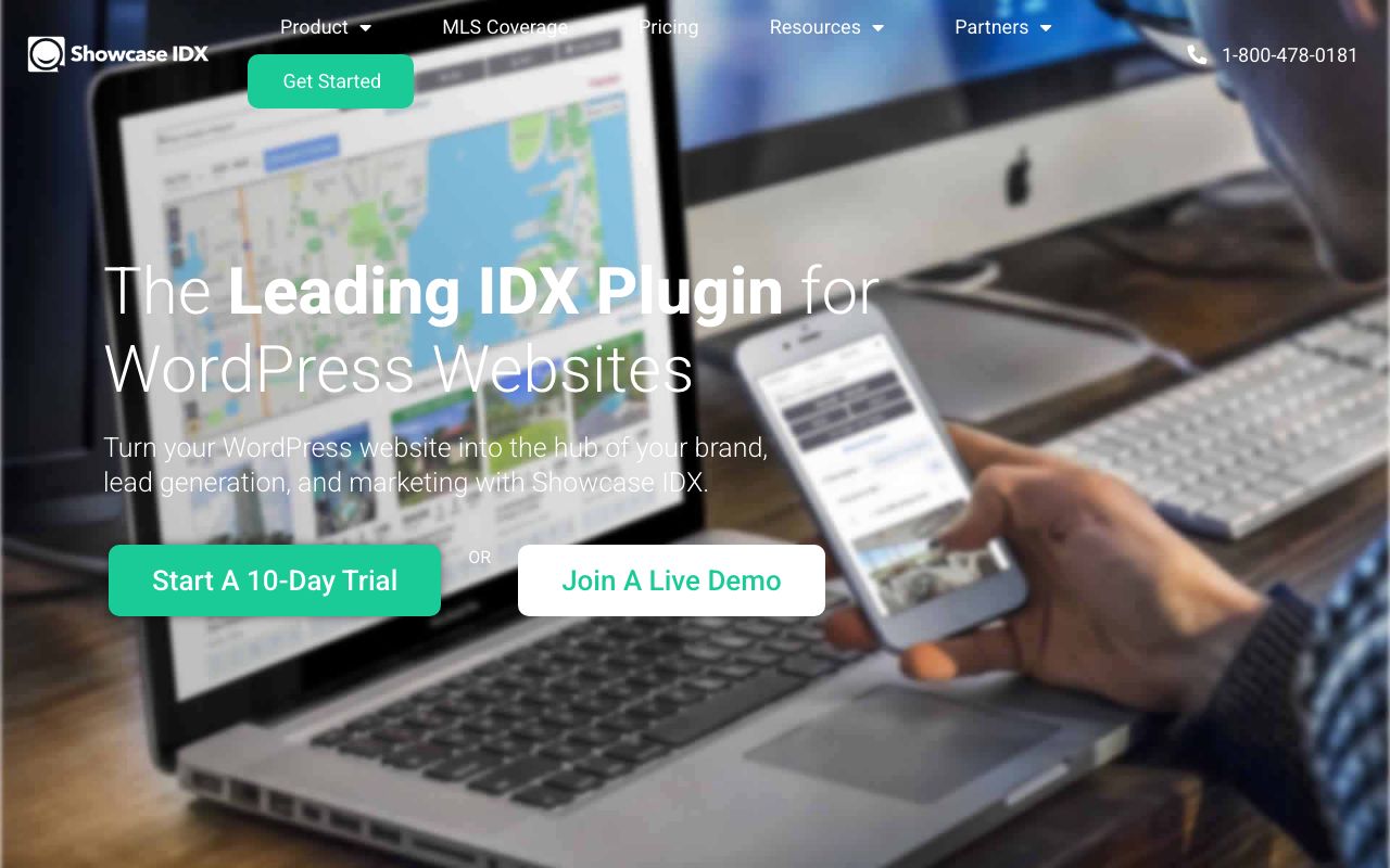 Showcase IDX — zrzut ekranu interfejsu