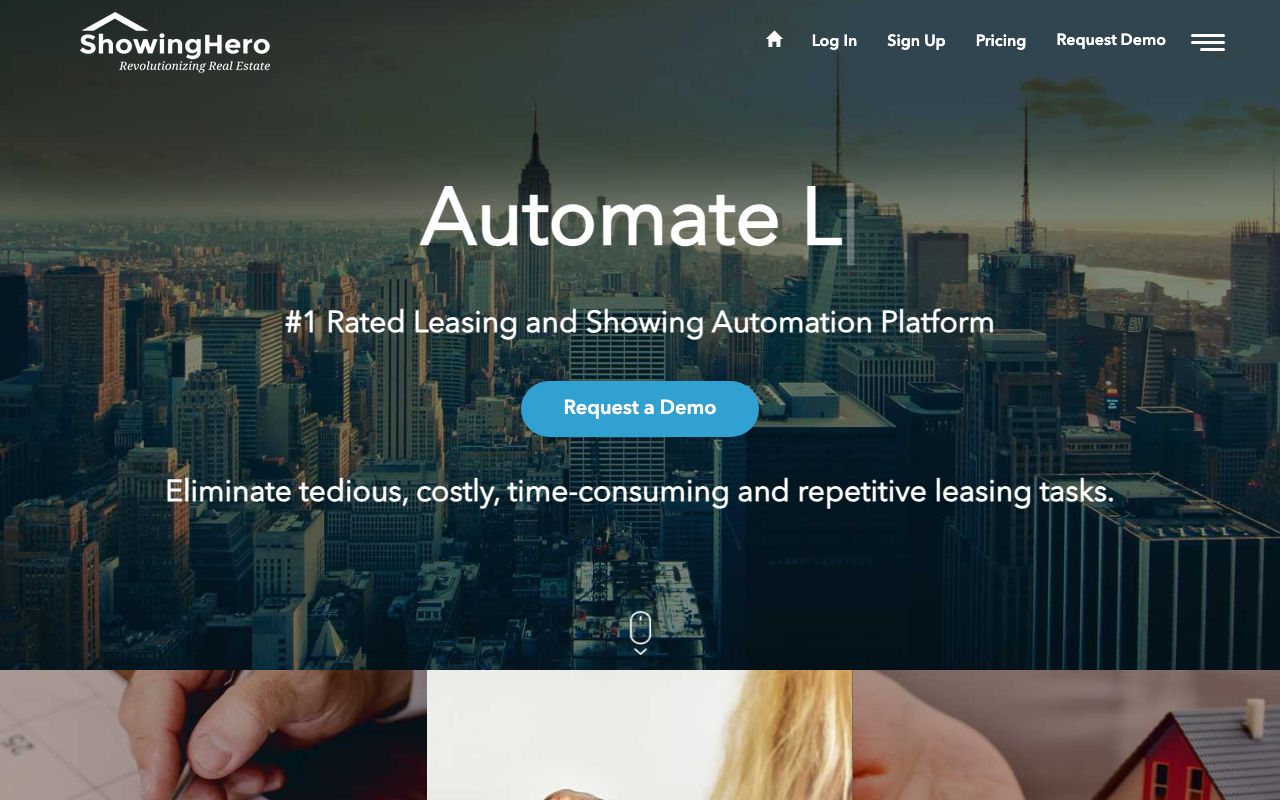 ShowingHero — zrzut ekranu interfejsu