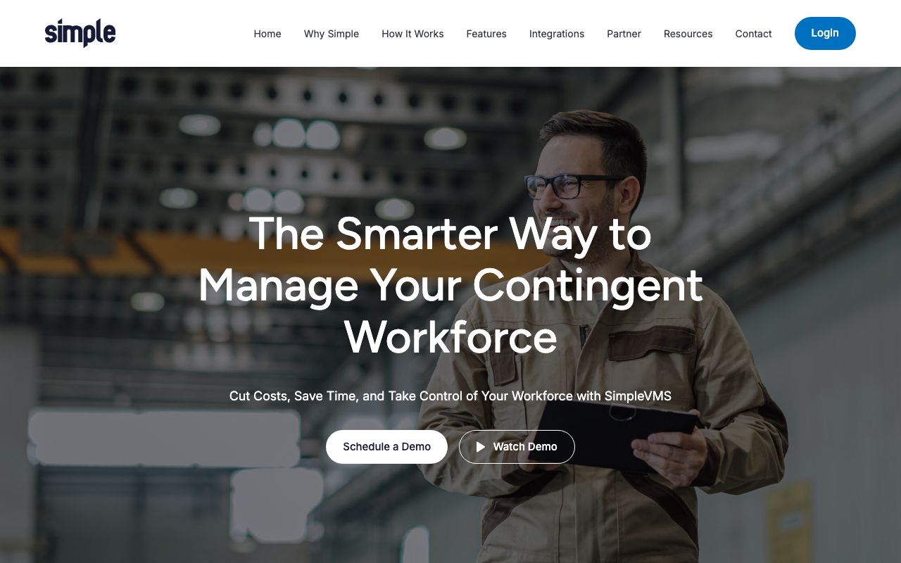SimpleVMS — zrzut ekranu interfejsu