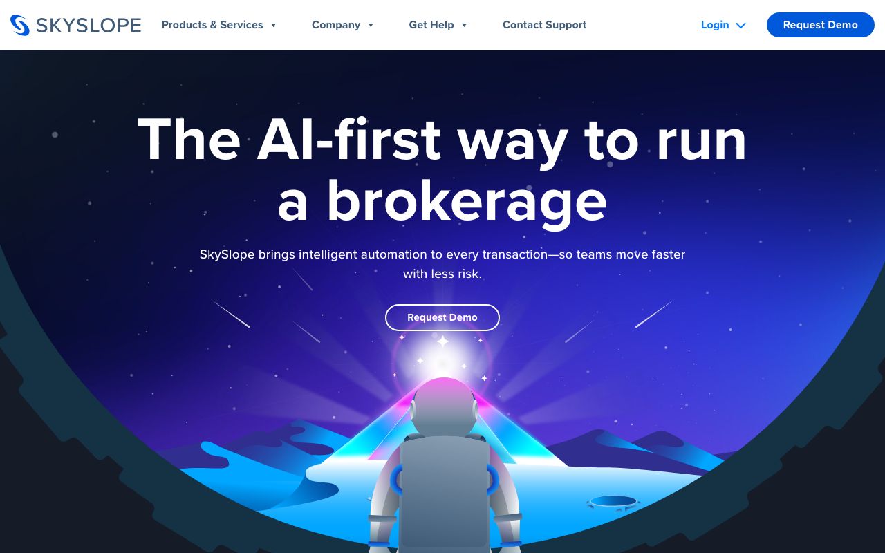 SkySlope Reviews, Pros and Cons — zrzut ekranu interfejsu