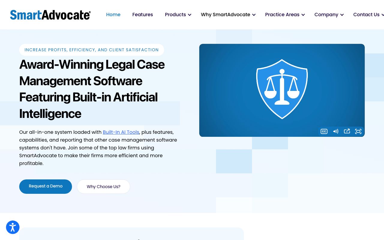 SmartAdvocate — zrzut ekranu interfejsu