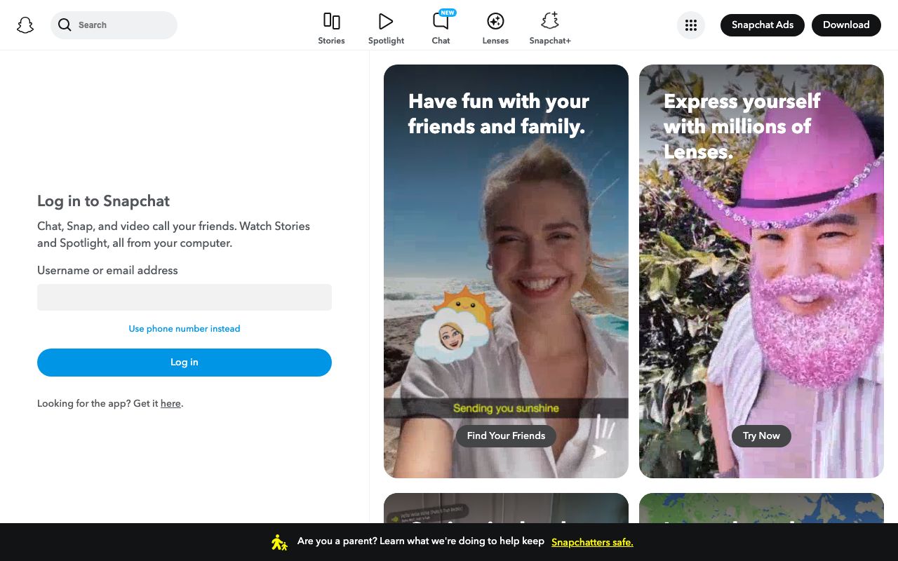 Snapchat for Business Software Pricing, Alternatives & ... — zrzut ekranu interfejsu