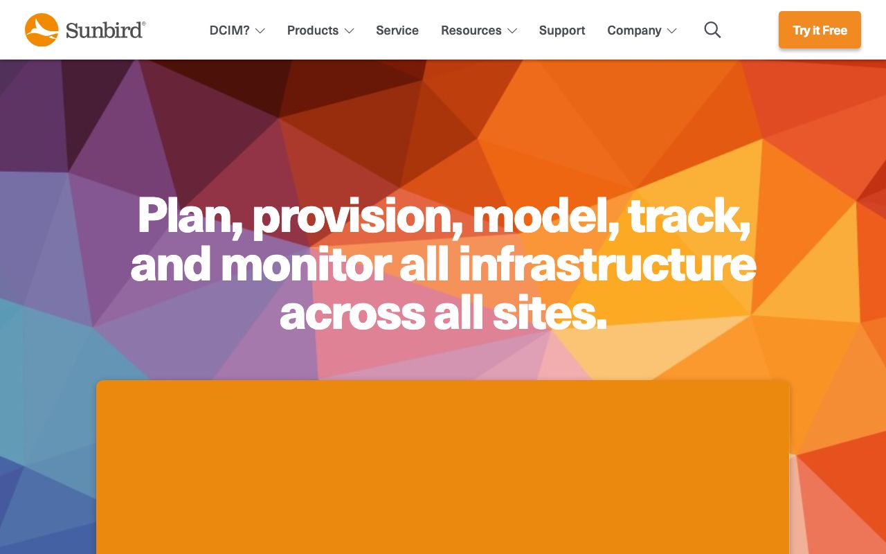 Sunbird DCIM — zrzut ekranu interfejsu