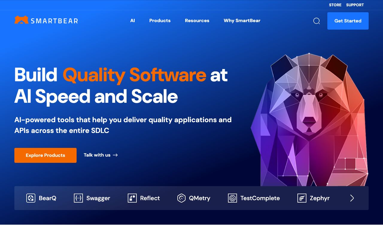 TestComplete 2025 Pricing, Features, Reviews & Alternatives — zrzut ekranu interfejsu
