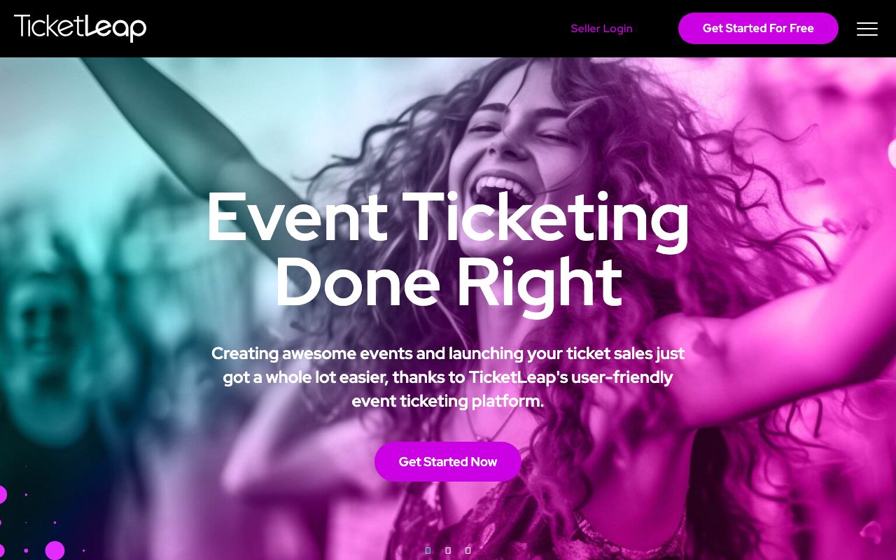 TicketLeap. Verified Reviews, Pros & Cons — zrzut ekranu interfejsu