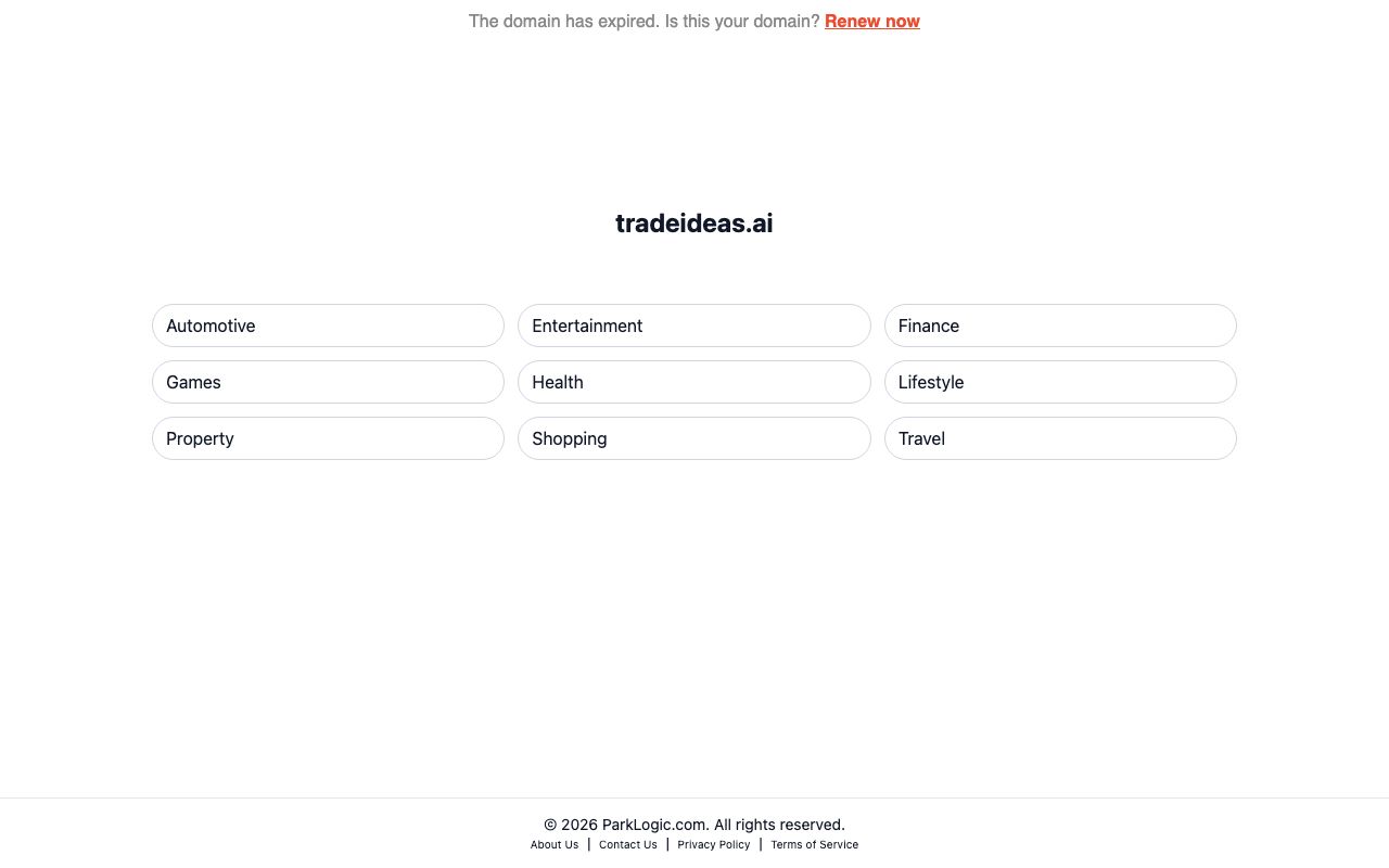 Trade Ideas. Verified Reviews, Pros & Cons — zrzut ekranu interfejsu