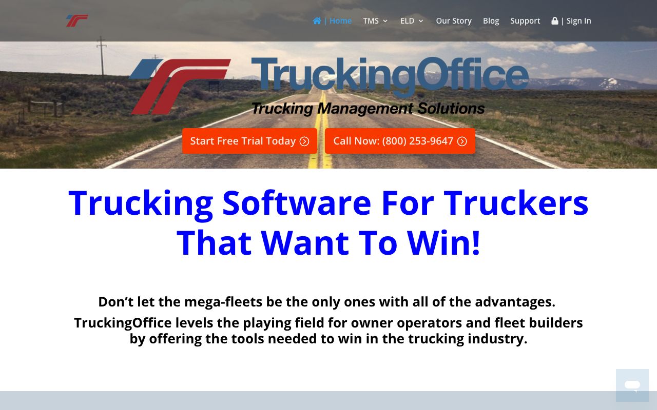 TruckingOffice. Verified Reviews, Pros & Cons — zrzut ekranu interfejsu