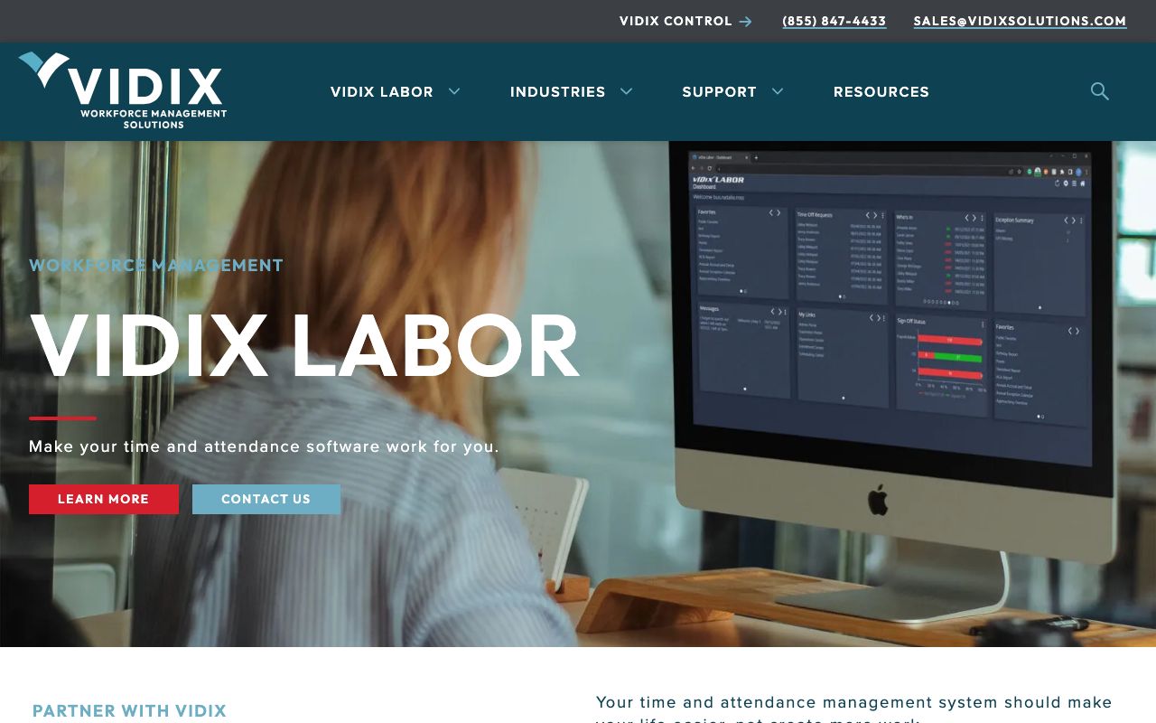 vIDix LABOR — zrzut ekranu interfejsu