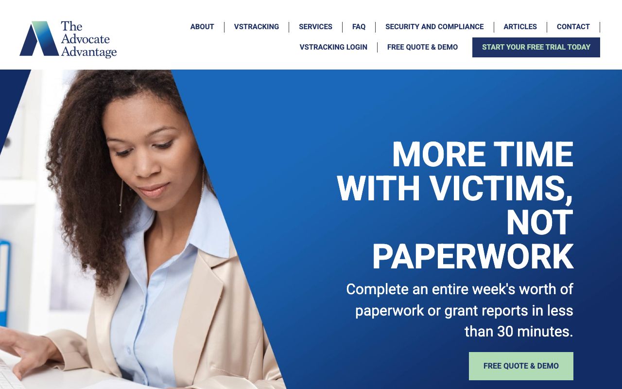 VSTracking — zrzut ekranu interfejsu