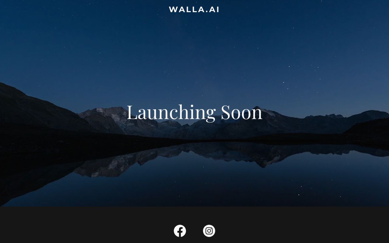 Walla — zrzut ekranu interfejsu