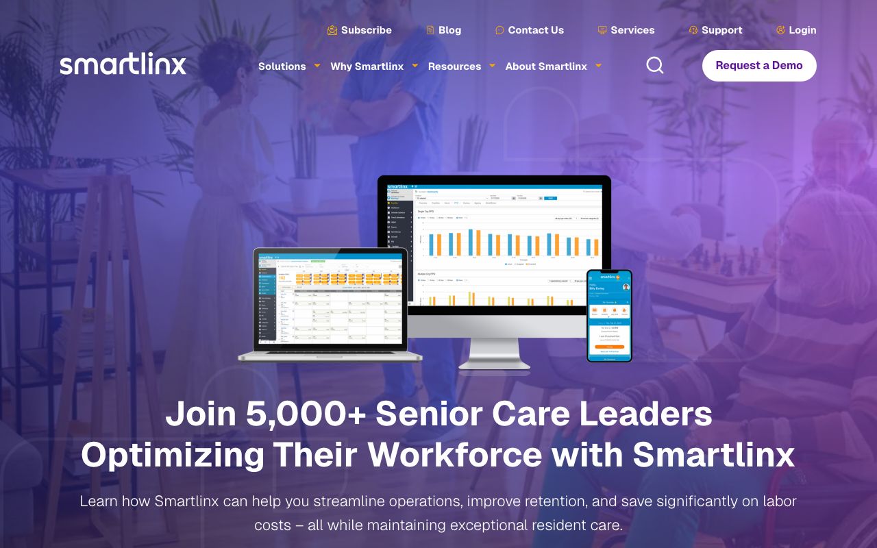 Smartlinx — zrzut ekranu interfejsu