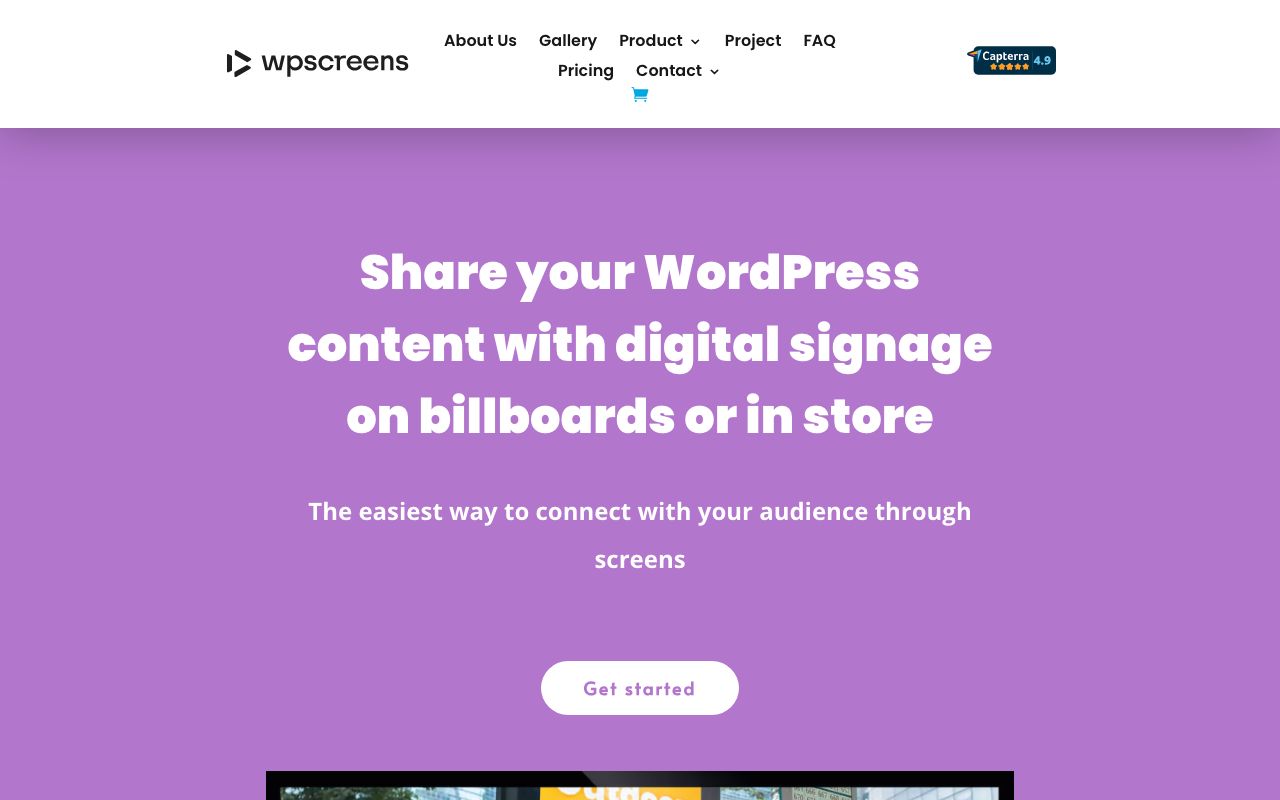 WPScreens. Verified Reviews, Pros & Cons — zrzut ekranu interfejsu