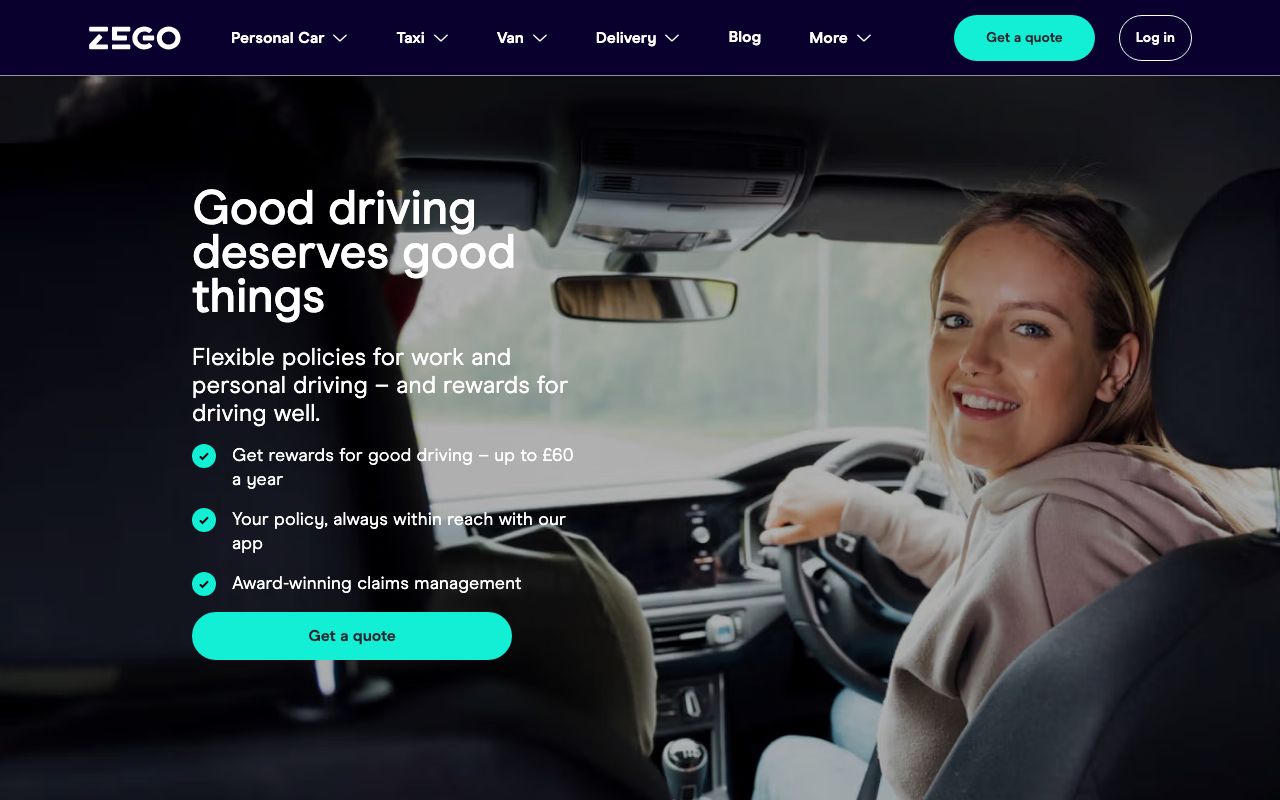 Zego — zrzut ekranu interfejsu